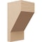 Ekena Millwork 9"W x 9"D x 18"H Wide Clemmons Rough Cedar Woodgrain TimberThane Corbel, Primed Tan CORUR09X09X18CLERCPR - alternate 1